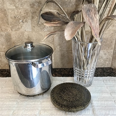 Hand Hammered Zodiac Trivet